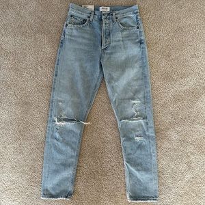 NWT Agolde High Rise Classic Jeans in Shakedown